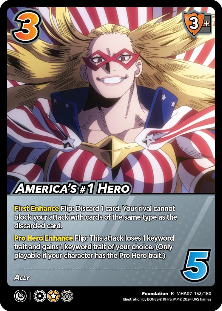 America's #1 Hero [Girl Power] | Boutique FDB TCG