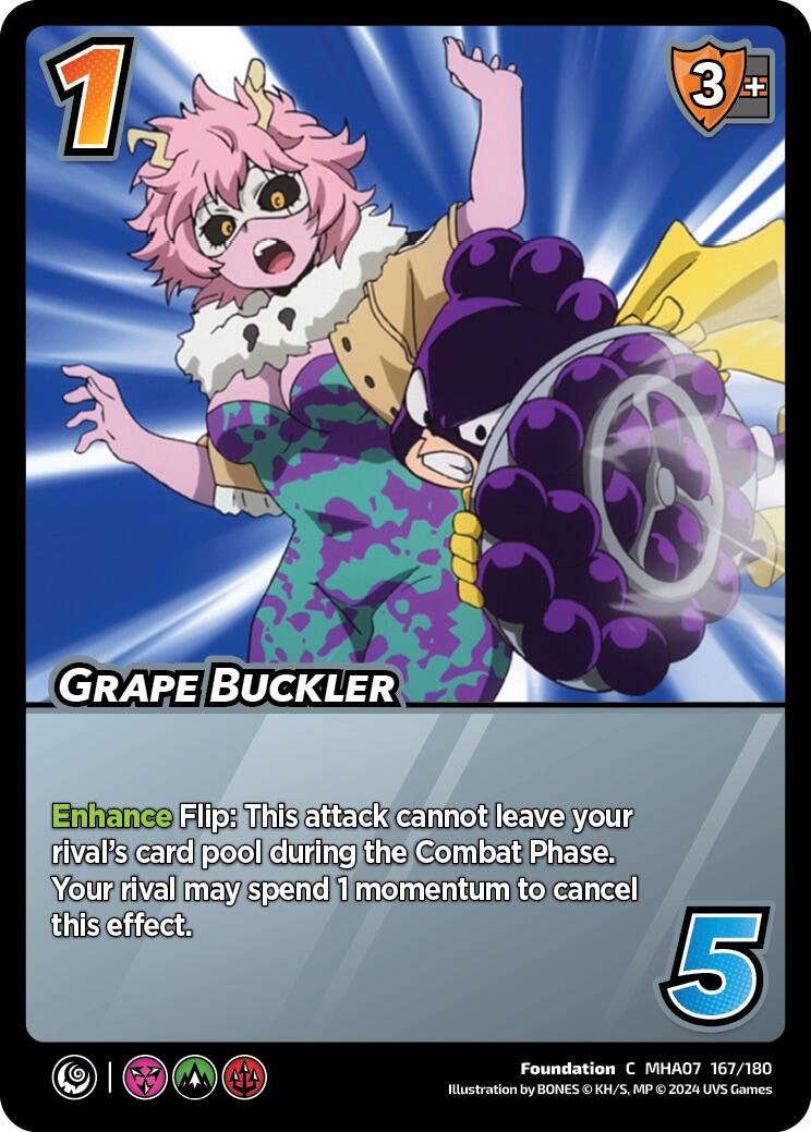 Grape Buckler [Girl Power] | Boutique FDB TCG