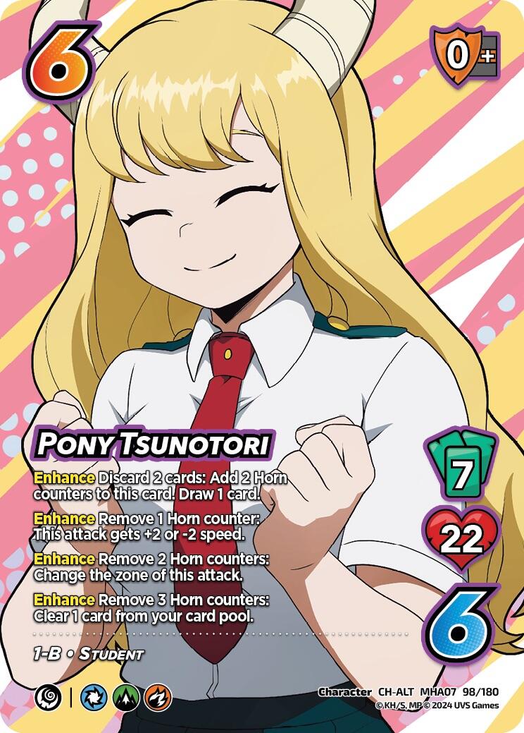 Pony Tsunotori (Alternate Art) [Girl Power] | Boutique FDB TCG