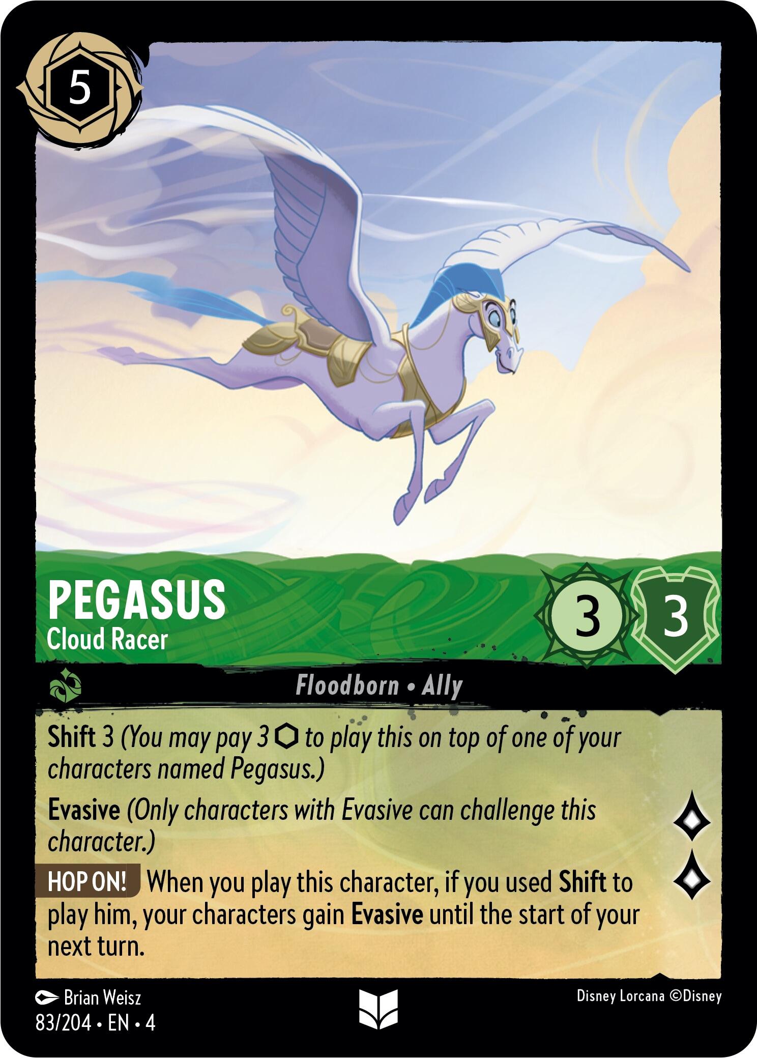 Pegasus - Cloud Racer (83/204) [Ursula's Return] | Boutique FDB TCG
