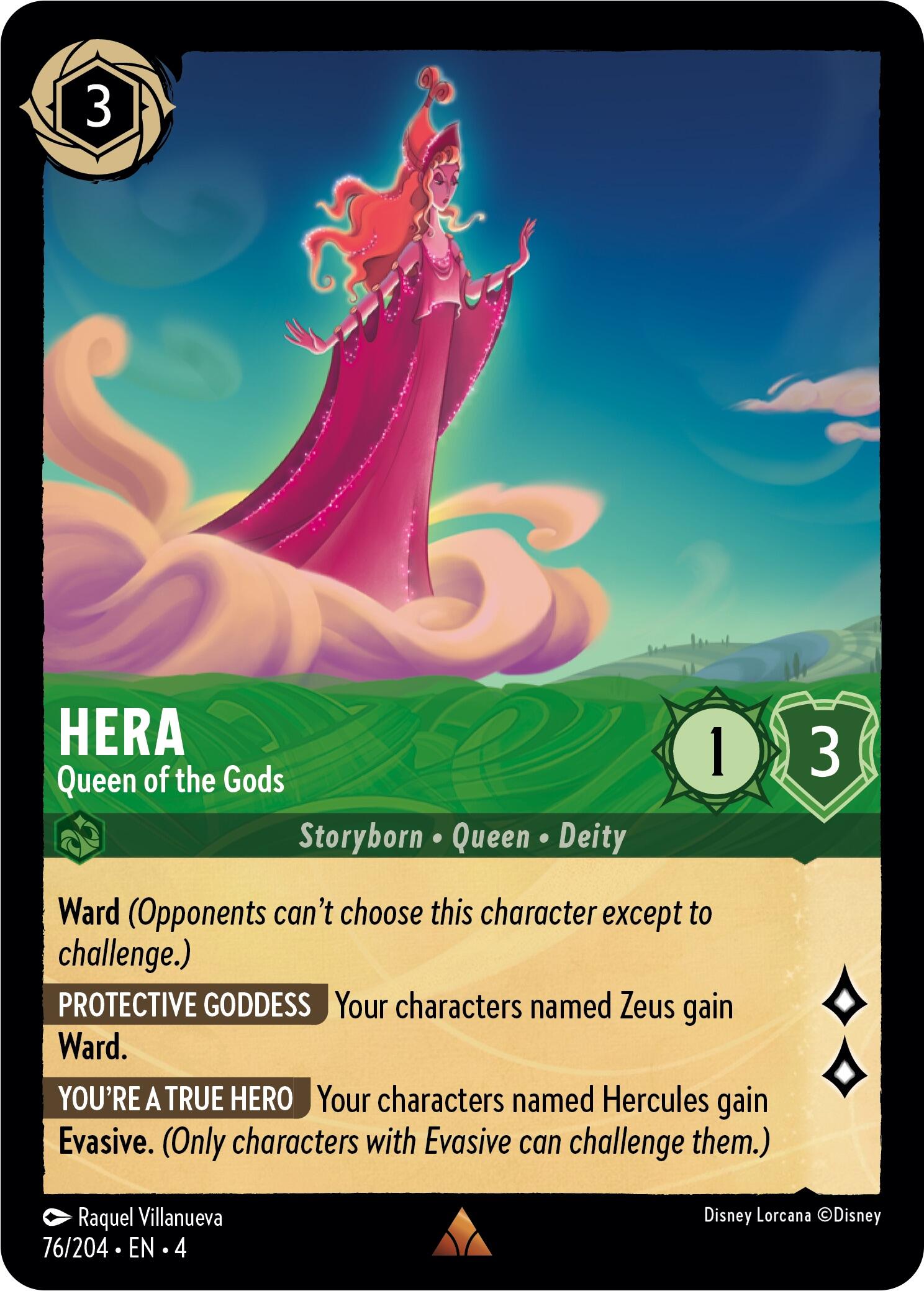 Hera - Queen of the Gods (76/204) [Ursula's Return] | Boutique FDB TCG