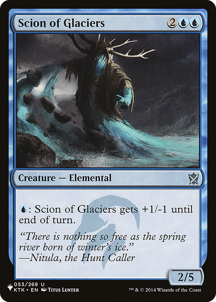 Scion of Glaciers [The List Reprints] | Boutique FDB TCG