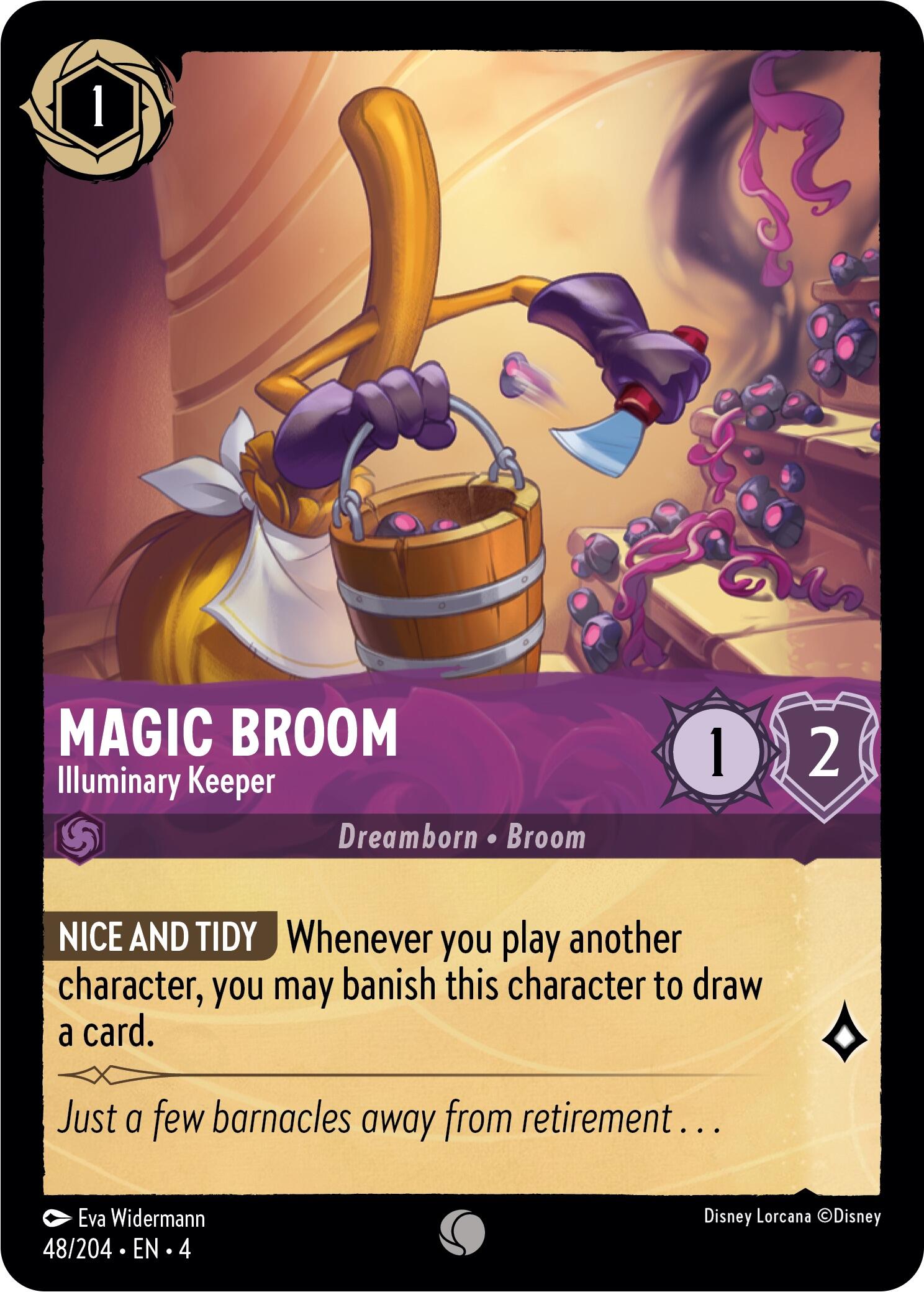 Magic Broom - Illuminary Keeper (48/204) [Ursula's Return] | Boutique FDB TCG