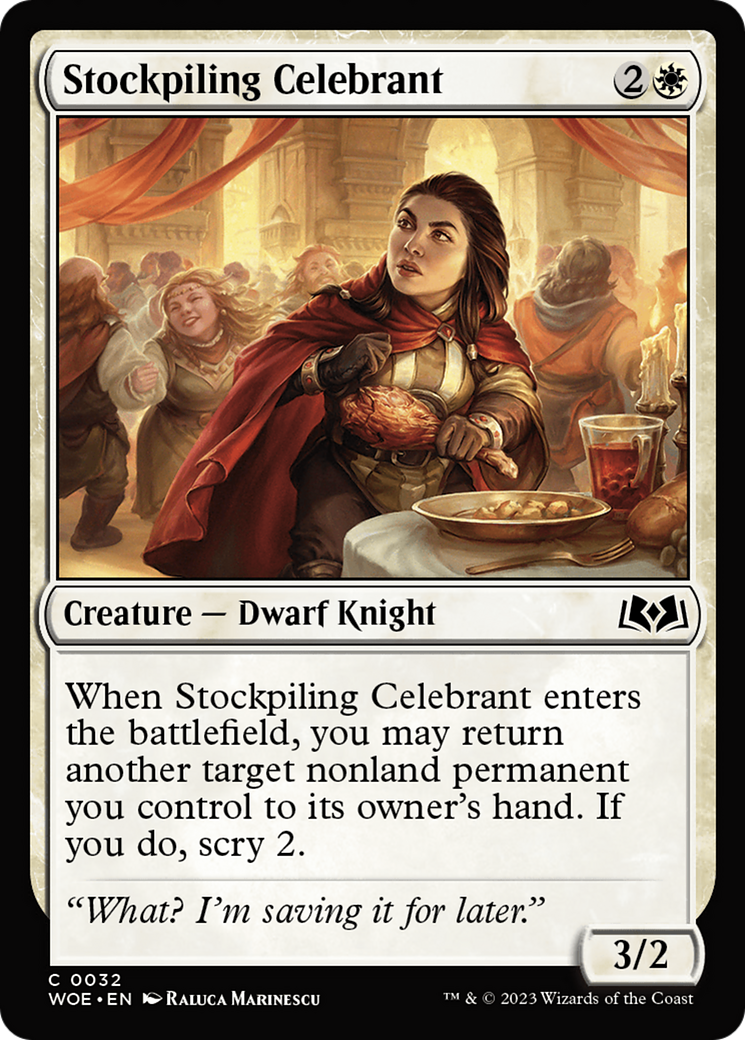 Stockpiling Celebrant [Wilds of Eldraine] | Boutique FDB TCG