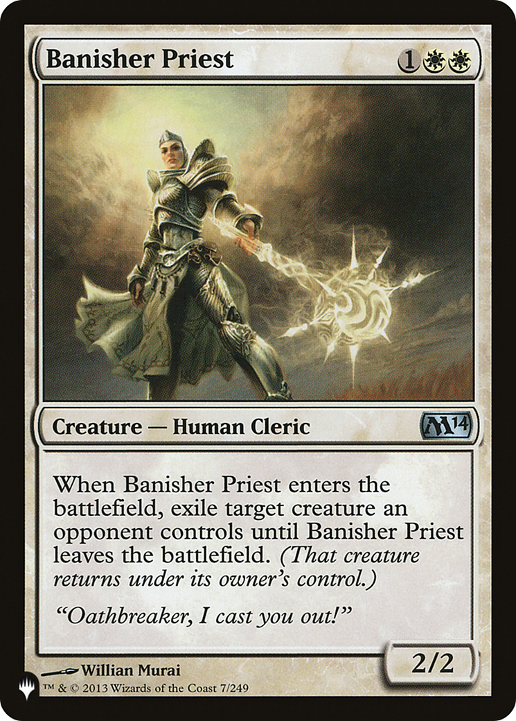 Banisher Priest [The List Reprints] | Boutique FDB TCG