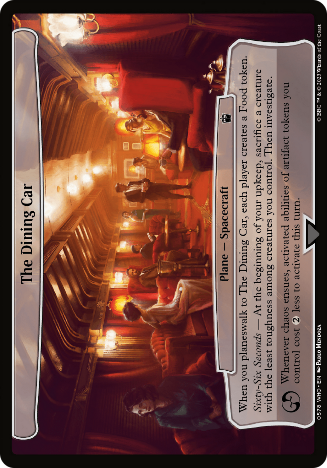 The Dining Car [Doctor Who] | Boutique FDB TCG