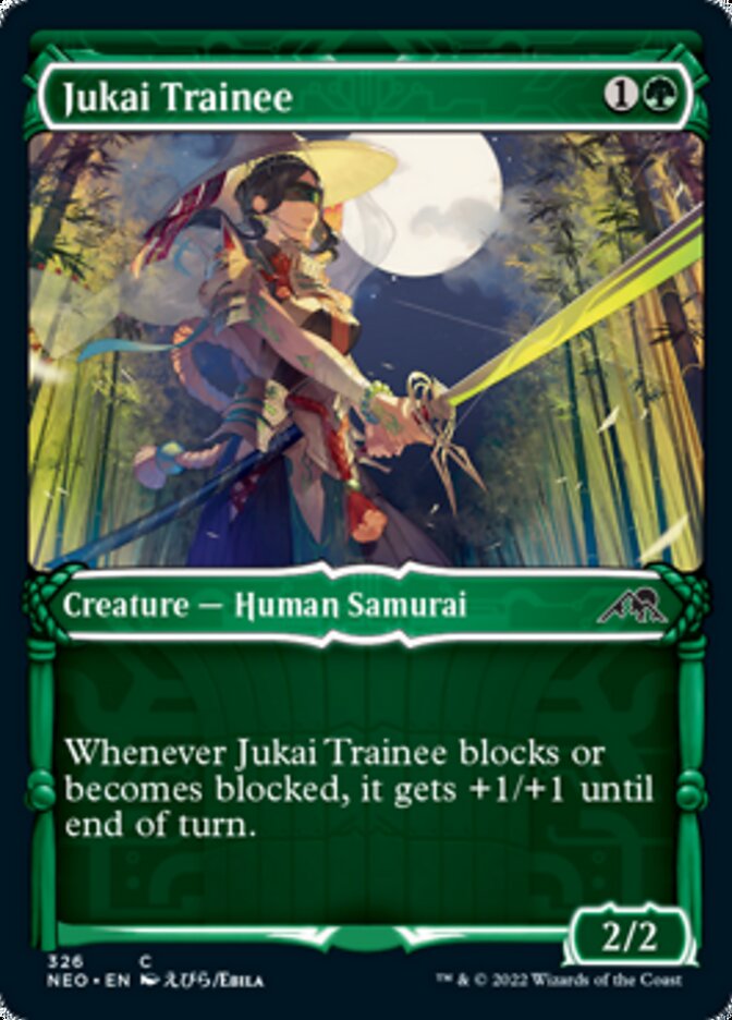 Jukai Trainee (Showcase Samurai) [Kamigawa: Neon Dynasty] | Boutique FDB TCG