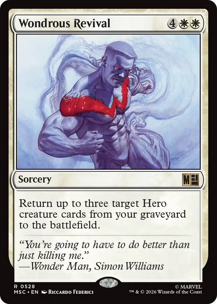Wondrous Revival [Marvel Super Heroes Commander] | Boutique FDB TCG