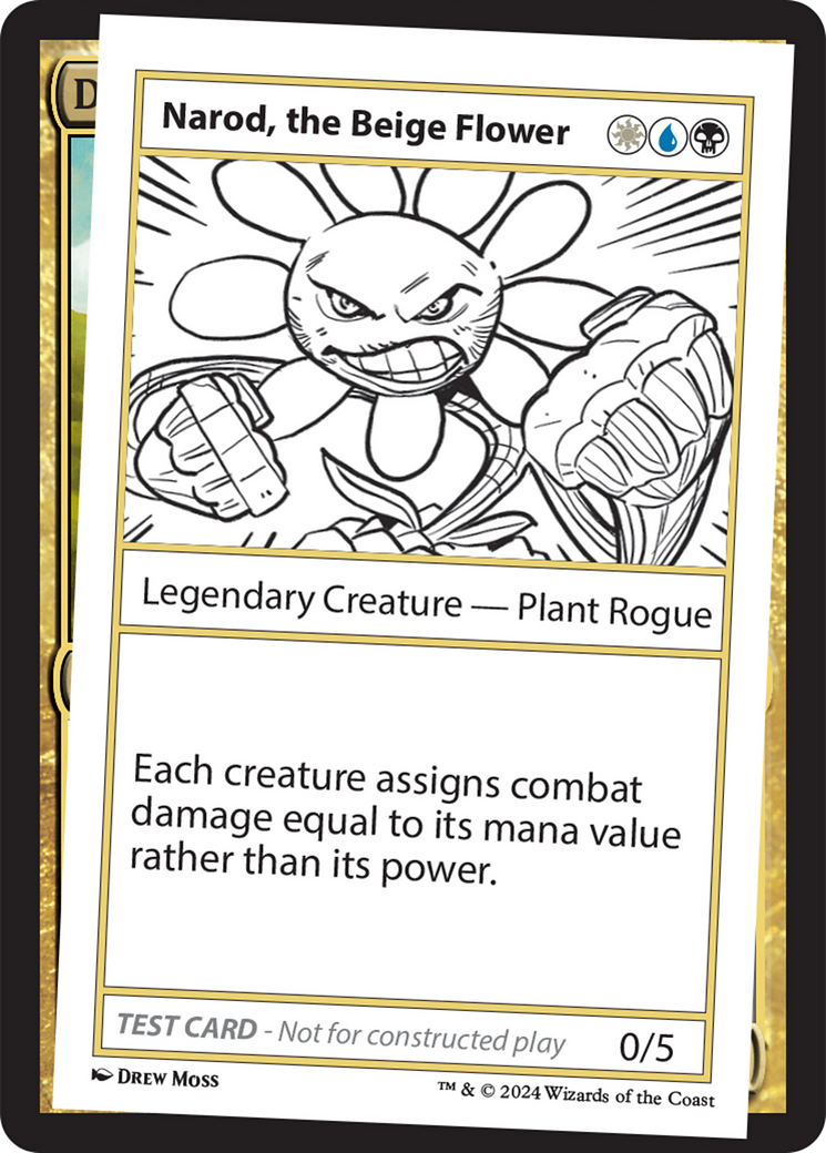 Narod, the Beige Flower [Mystery Booster 2 Playtest Cards] | Boutique FDB TCG