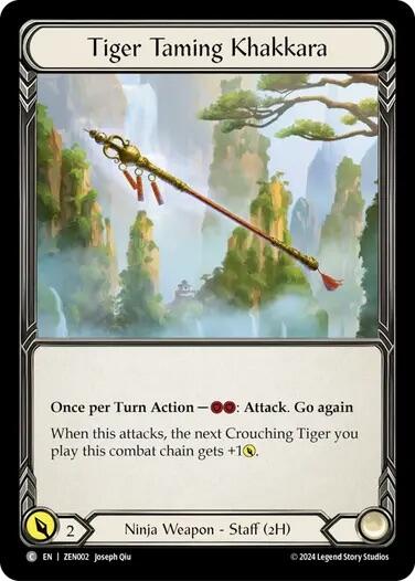 Tiger Taming Khakkara [ZEN002] (Part the Mistveil Zen Blitz Deck) | Boutique FDB TCG