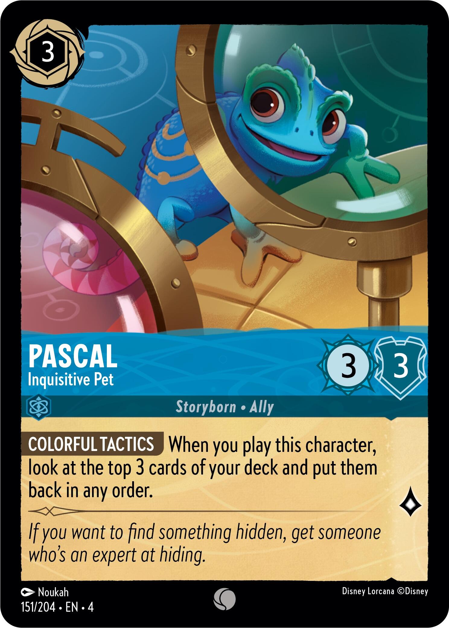 Pascal - Inquisitive Pet (151/204) [Ursula's Return] | Boutique FDB TCG