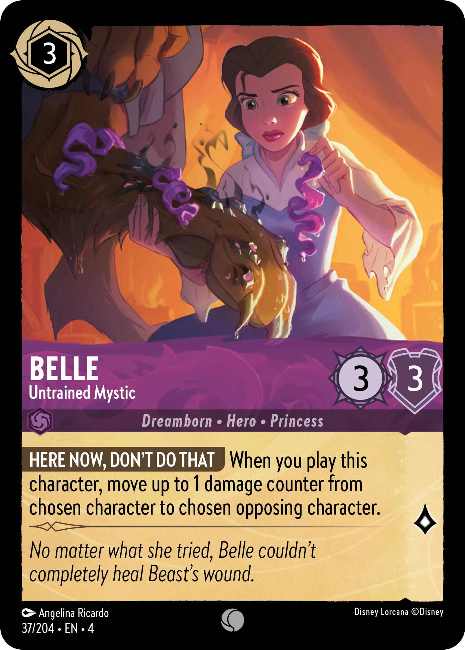 Belle - Untrained Mystic (37/204) [Ursula's Return] | Boutique FDB TCG