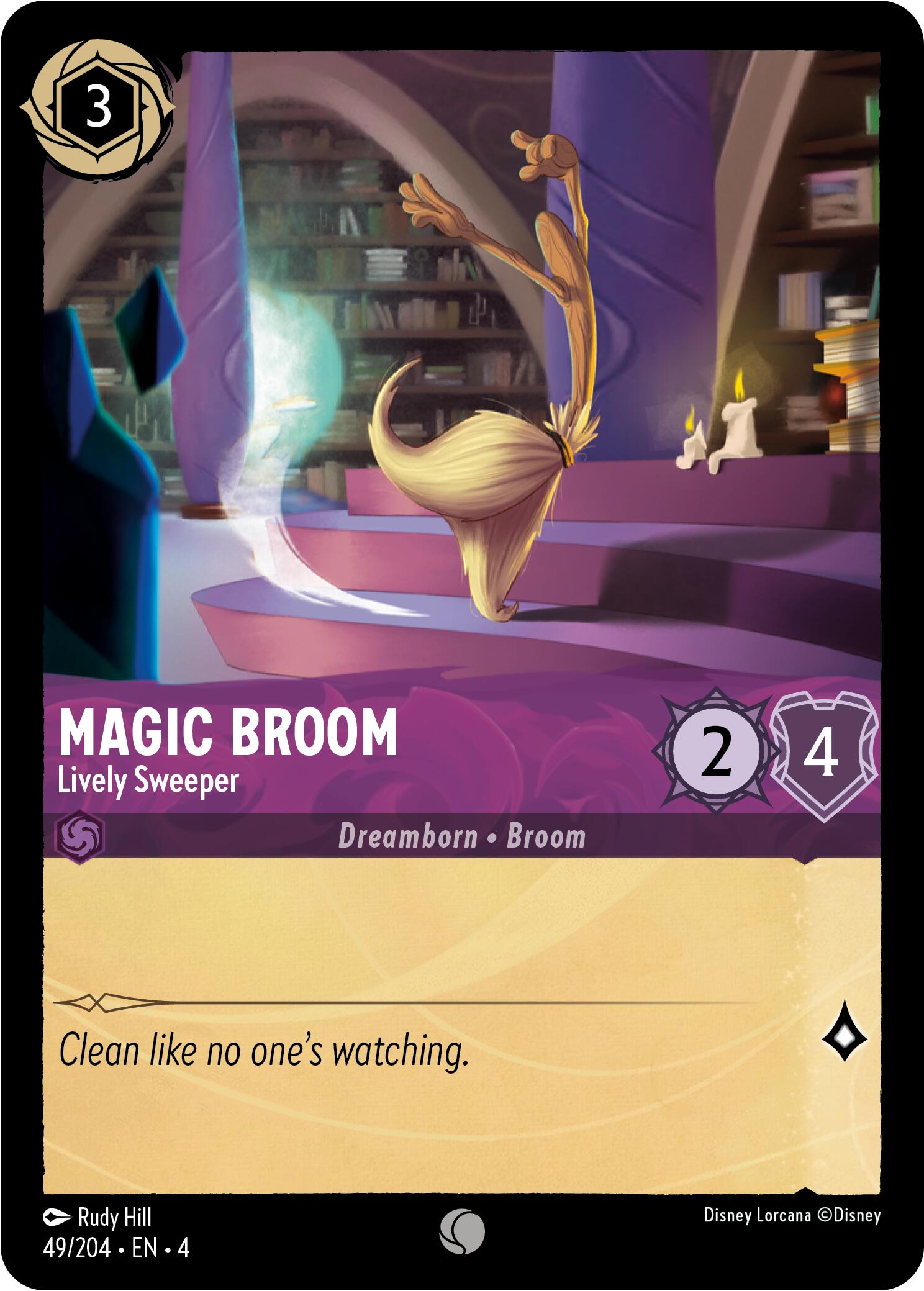 Magic Broom - Lively Sweeper (49/204) [Ursula's Return] | Boutique FDB TCG