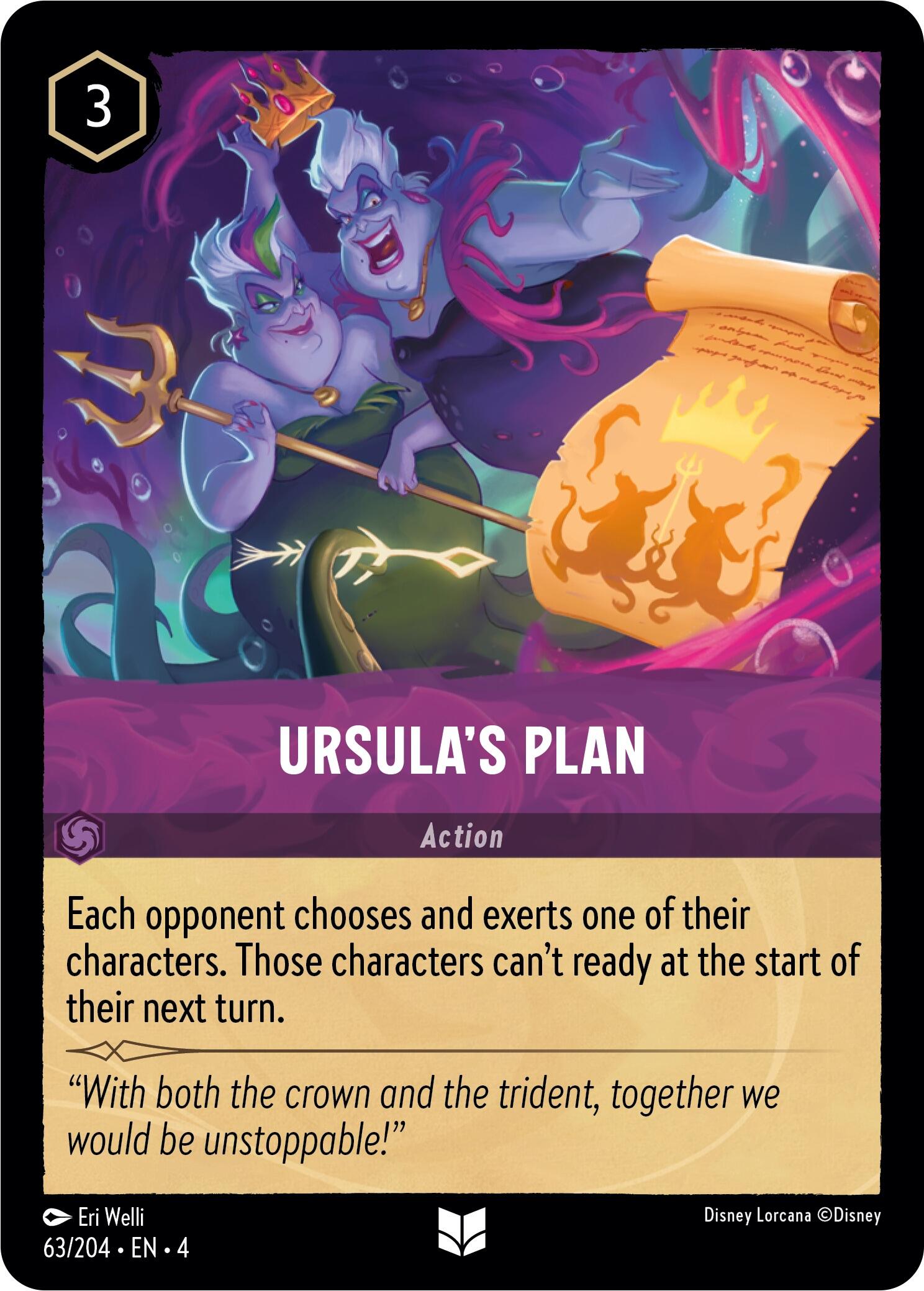 Ursula's Plan (63/204) [Ursula's Return] | Boutique FDB TCG