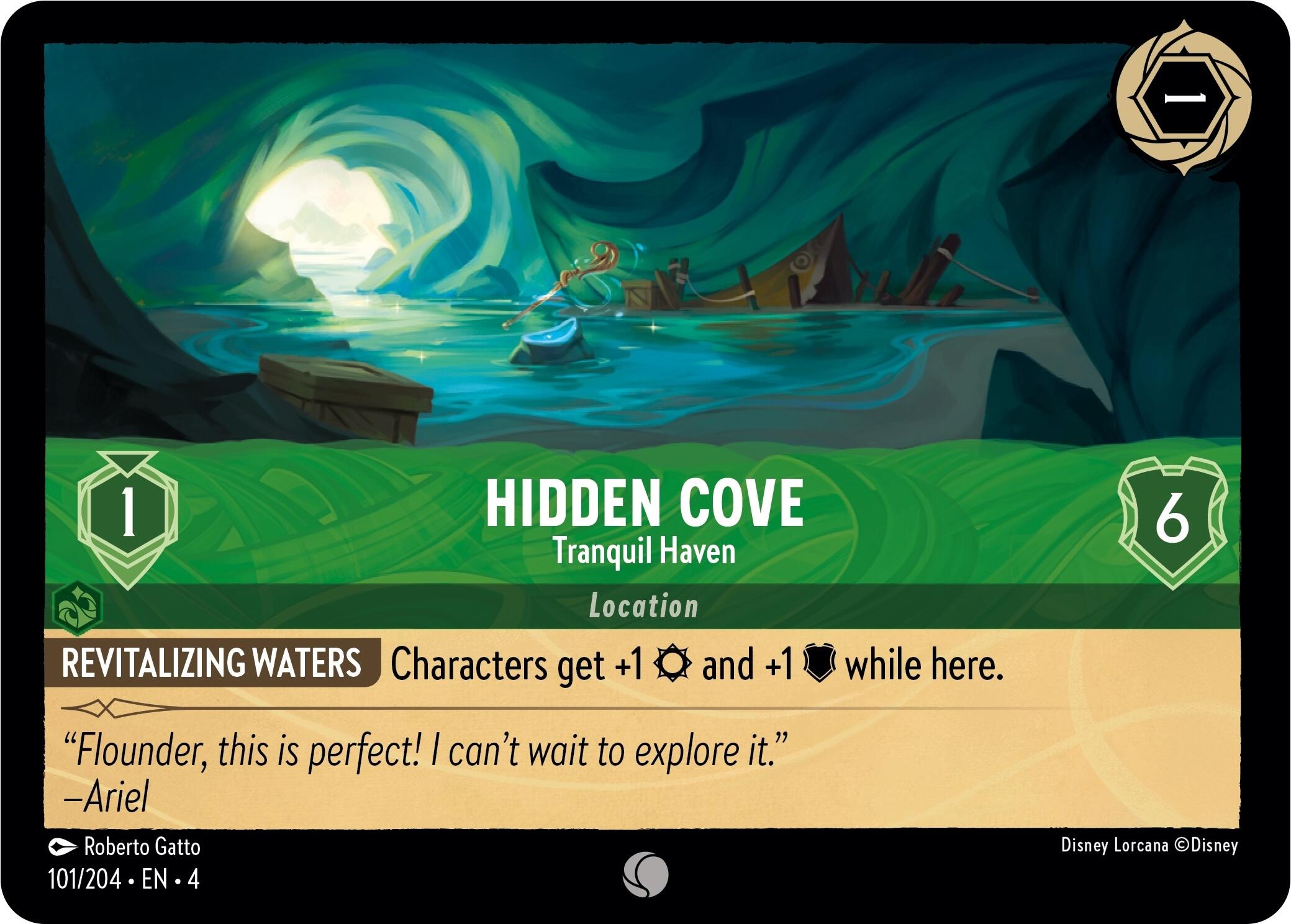 Hidden Cove - Tranquil Haven (101/204) [Ursula's Return] | Boutique FDB TCG