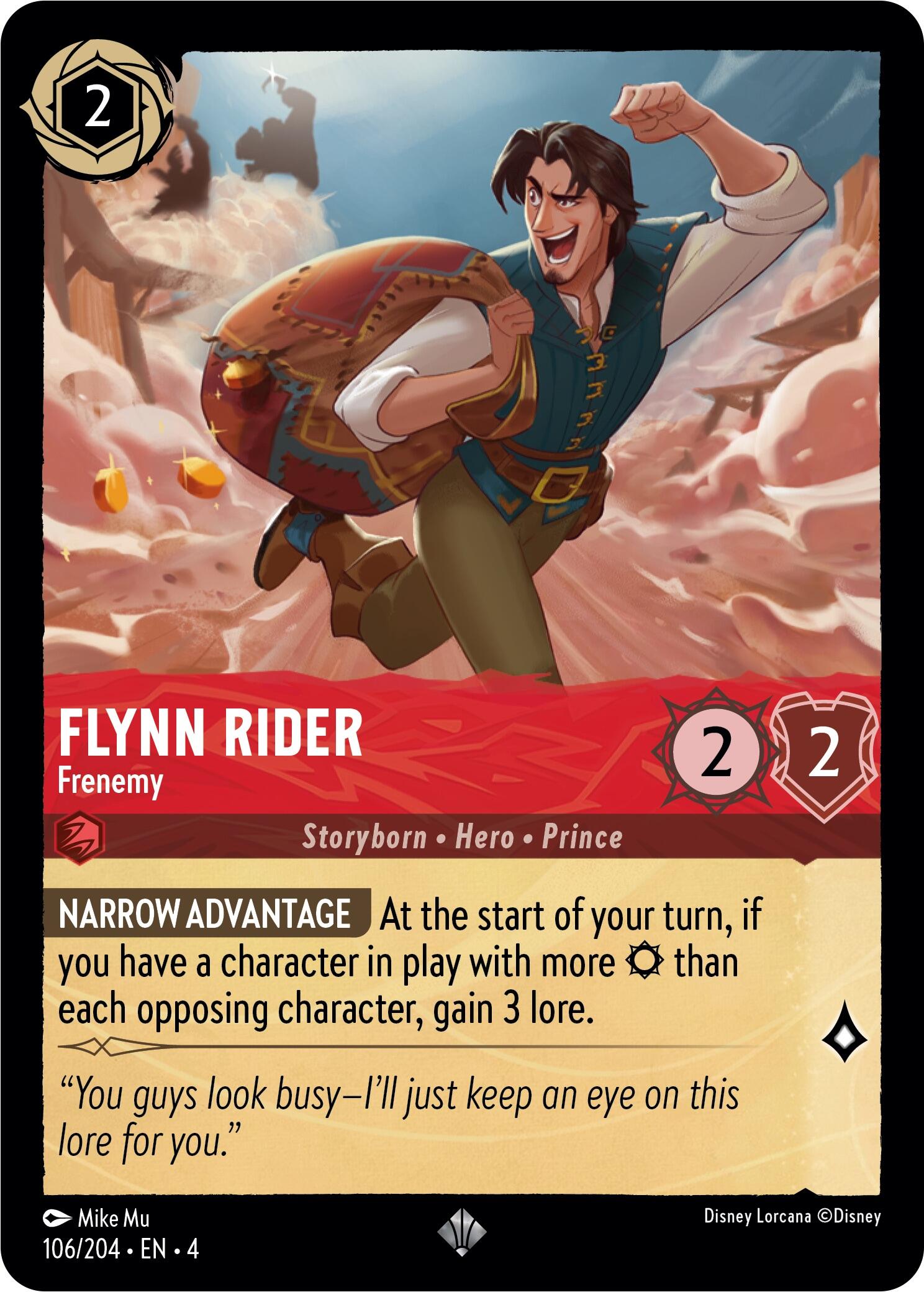 Flynn Rider - Frenemy (106/204) [Ursula's Return] | Boutique FDB TCG