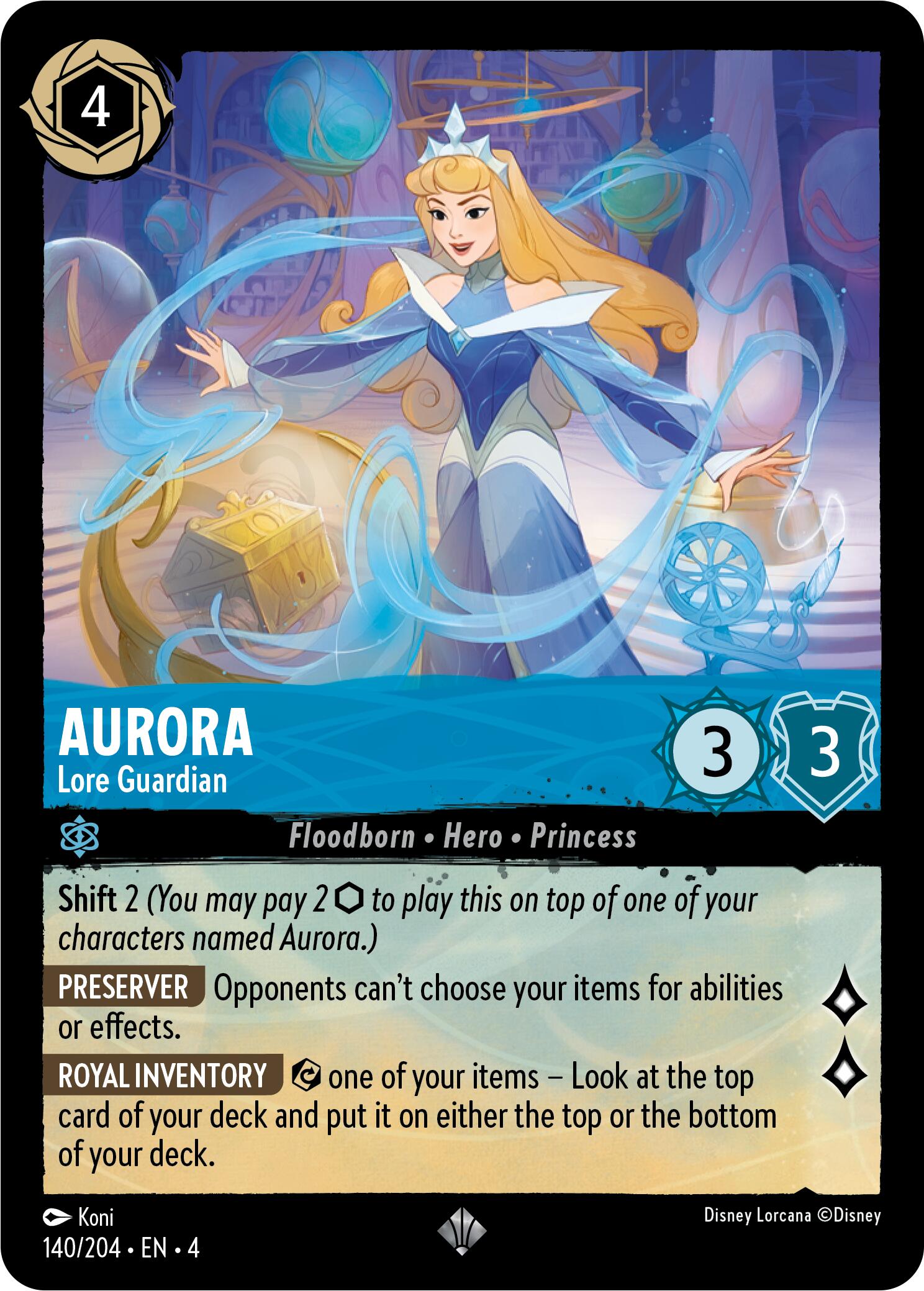 Aurora - Lore Guardian (140/204) [Ursula's Return] | Boutique FDB TCG