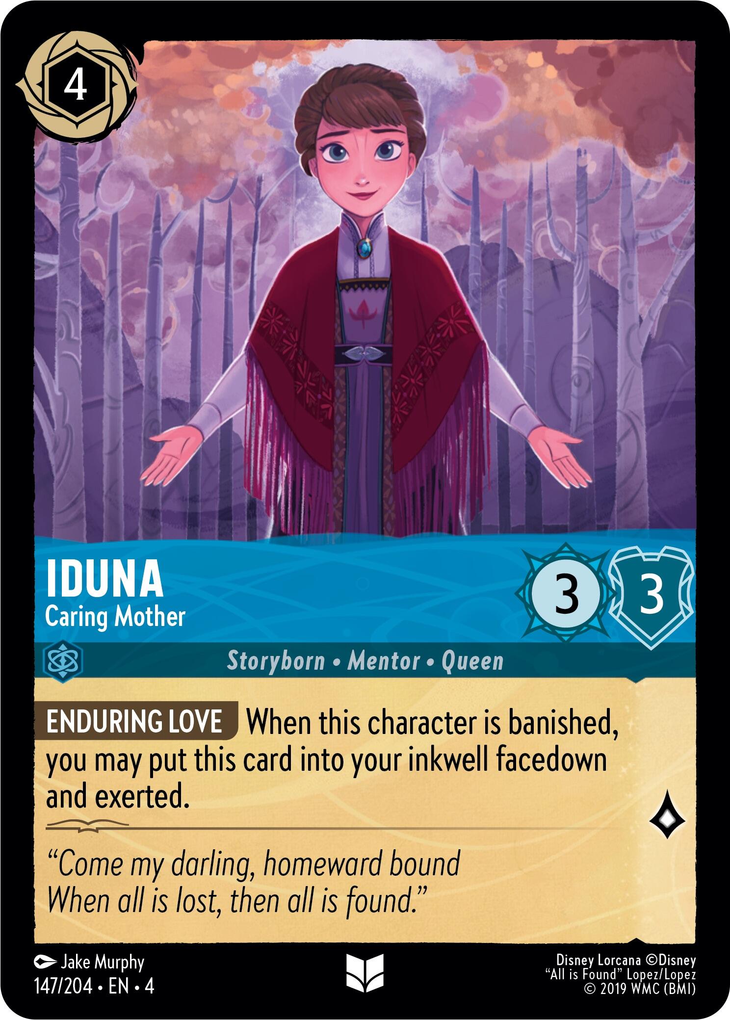 Iduna - Caring Mother (147/204) [Ursula's Return] | Boutique FDB TCG