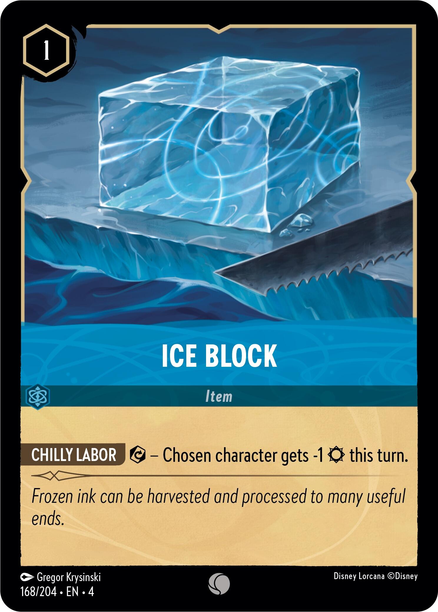 Ice Block (168/204) [Ursula's Return] | Boutique FDB TCG