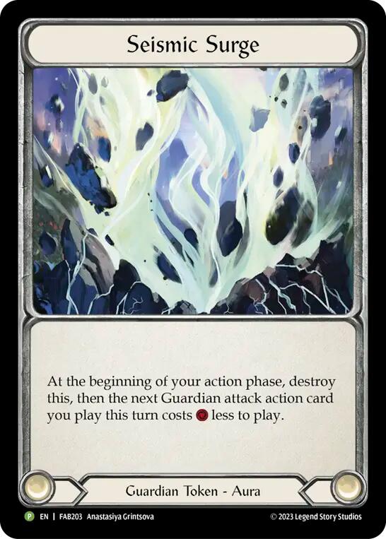 Seismic Surge (Cold Foil) [FAB203] (Promo)  Cold Foil | Boutique FDB TCG