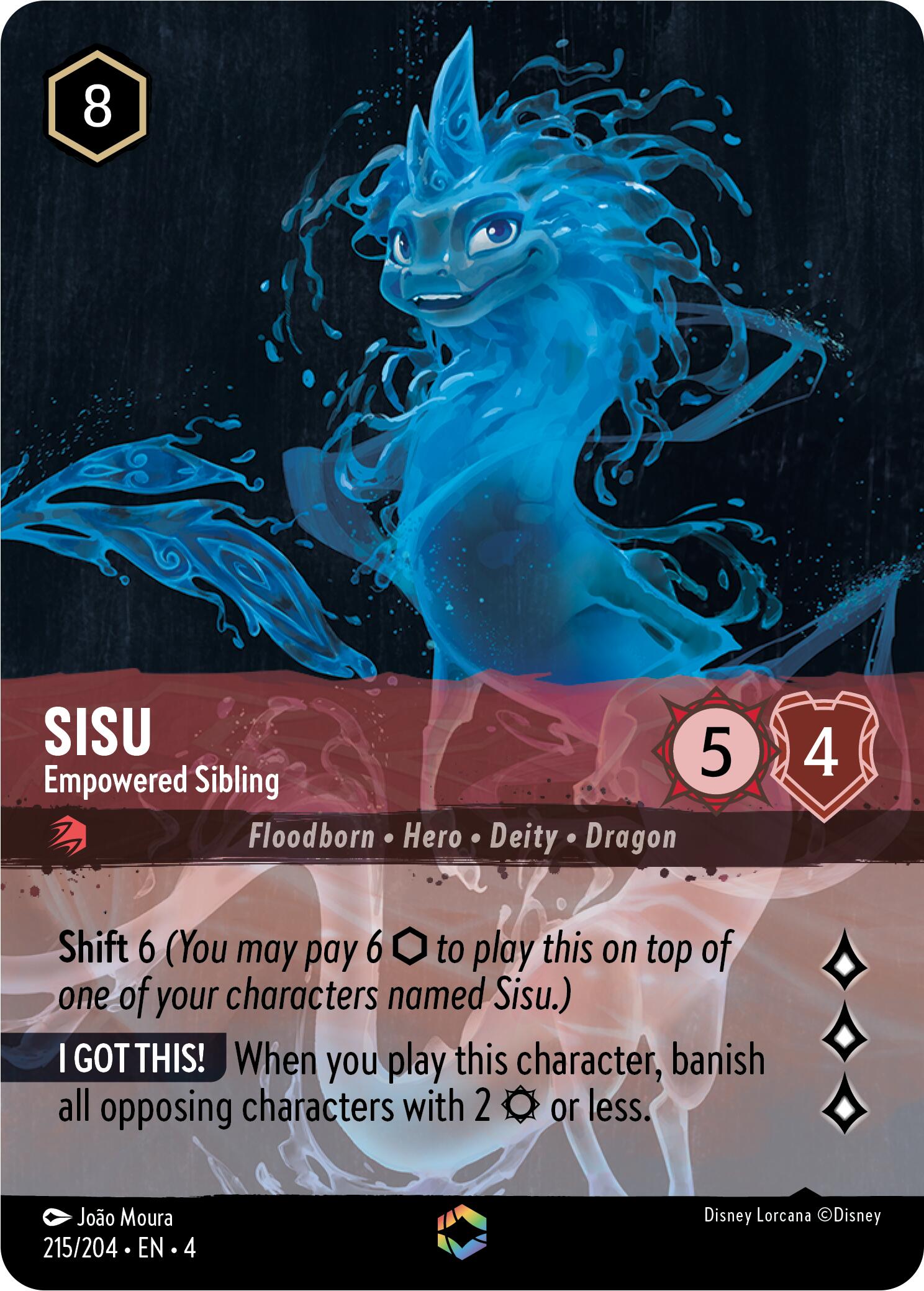 Sisu - Empowered Sibling (Enchanted) (215/204) [Ursula's Return] | Boutique FDB TCG