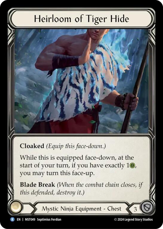 Heirloom of Tiger Hide [MST049] (Part the Mistveil) | Boutique FDB TCG