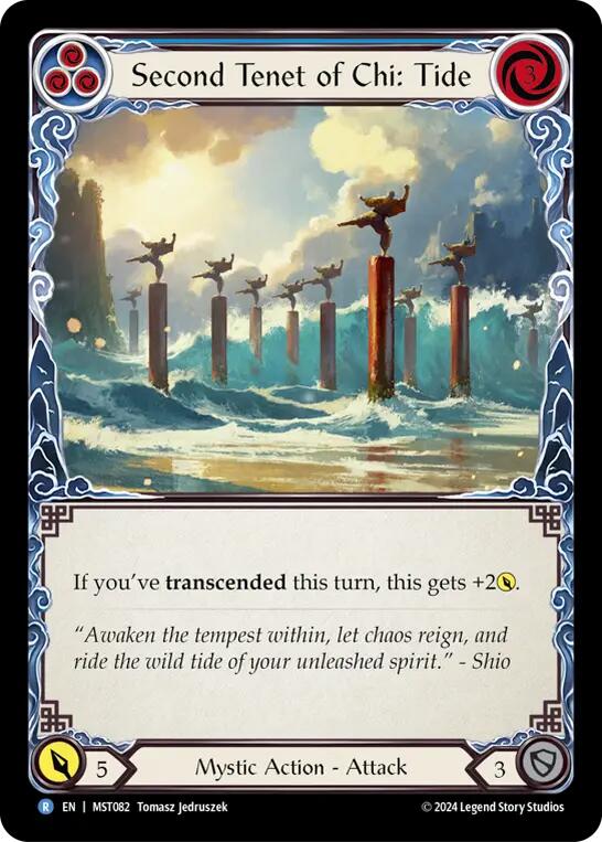 Second Tenet of Chi: Tide [MST082] (Part the Mistveil) | Boutique FDB TCG