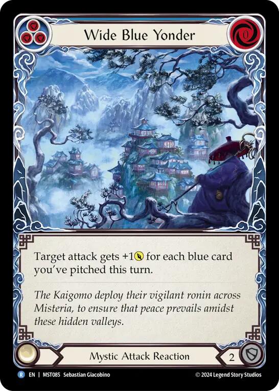 Wide Blue Yonder [MST085] (Part the Mistveil)  Rainbow Foil | Boutique FDB TCG
