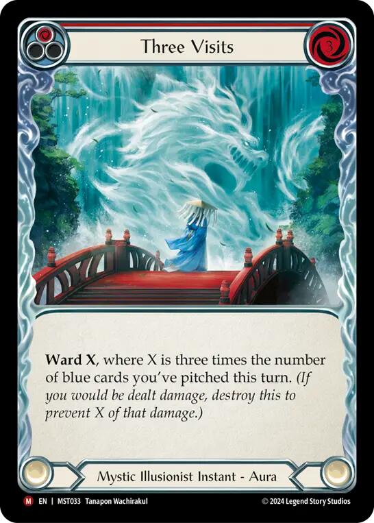 Three Visits [MST033] (Part the Mistveil) | Boutique FDB TCG