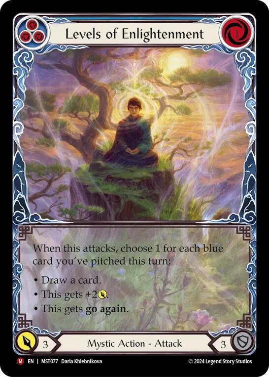 Levels of Enlightenment (Extended Art) [MST077] (Part the Mistveil)  Rainbow Foil | Boutique FDB TCG