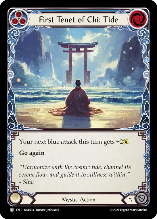 First Tenet of Chi: Tide [MST093] (Part the Mistveil) | Boutique FDB TCG