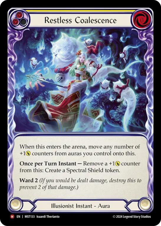 Restless Coalescence [MST133] (Part the Mistveil)  Rainbow Foil | Boutique FDB TCG