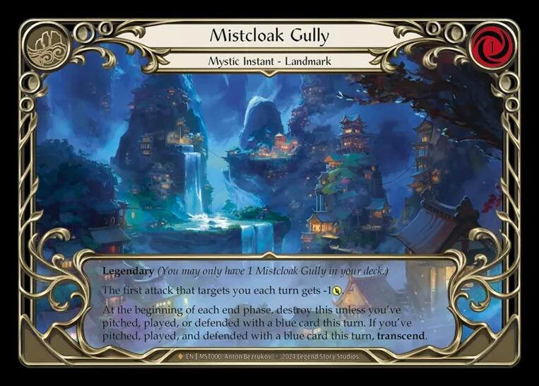 Mistcloak Gully // Inner Chi [MST000] (Part the Mistveil)  Rainbow Foil | Boutique FDB TCG