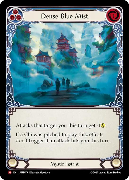 Dense Blue Mist [MST079] (Part the Mistveil)  Rainbow Foil | Boutique FDB TCG