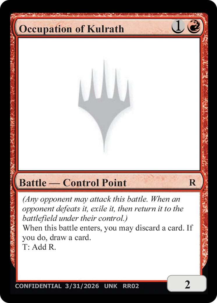 Occupation of Kulrath [Unknown Event] | Boutique FDB TCG