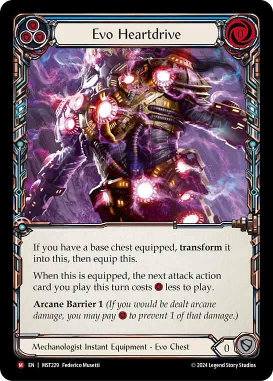 Evo Heartdrive [MST229] (Part the Mistveil)  Cold Foil | Boutique FDB TCG