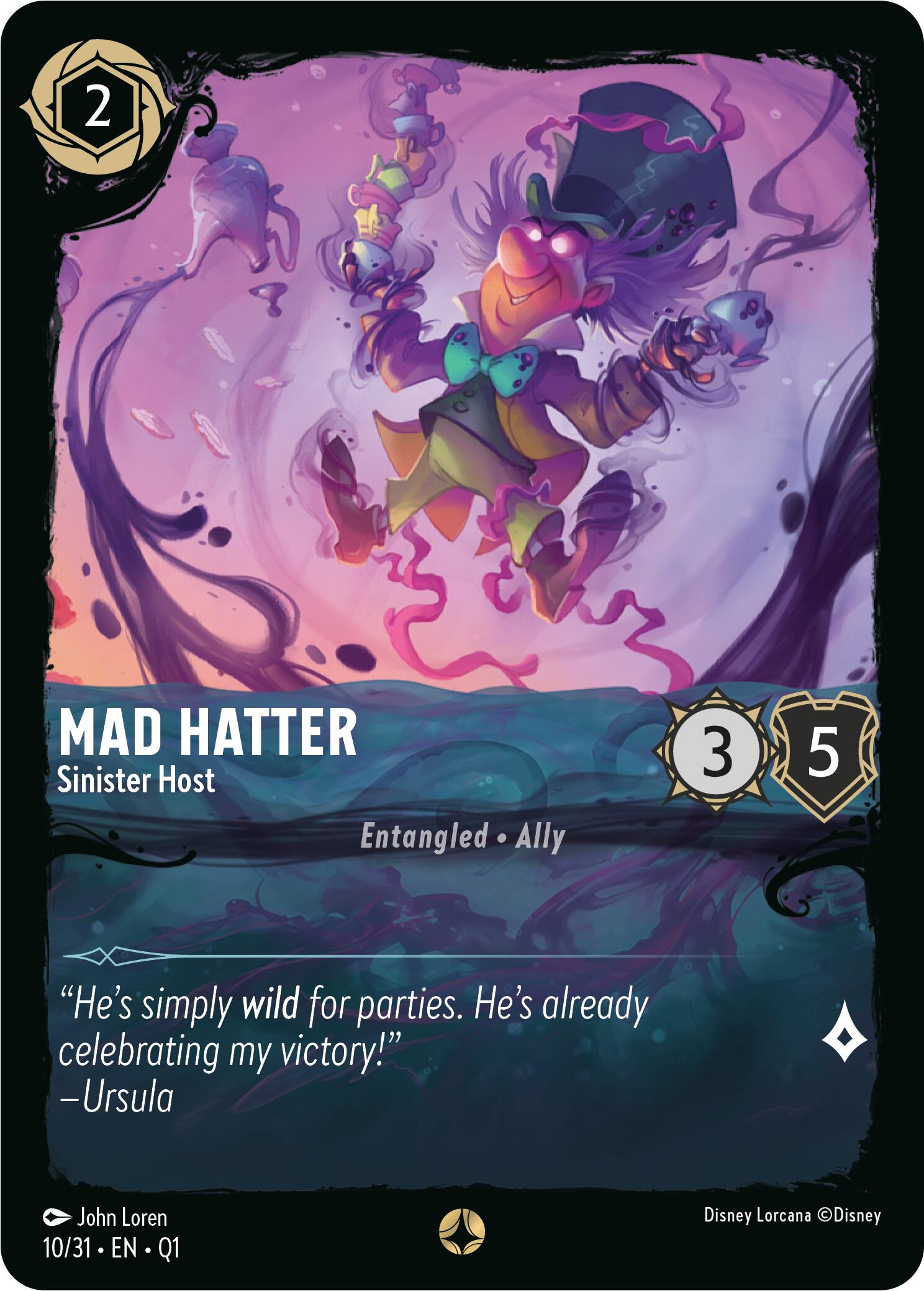 Mad Hatter - Sinister Host (10/31) [Illumineer's Quest: Deep Trouble] | Boutique FDB TCG