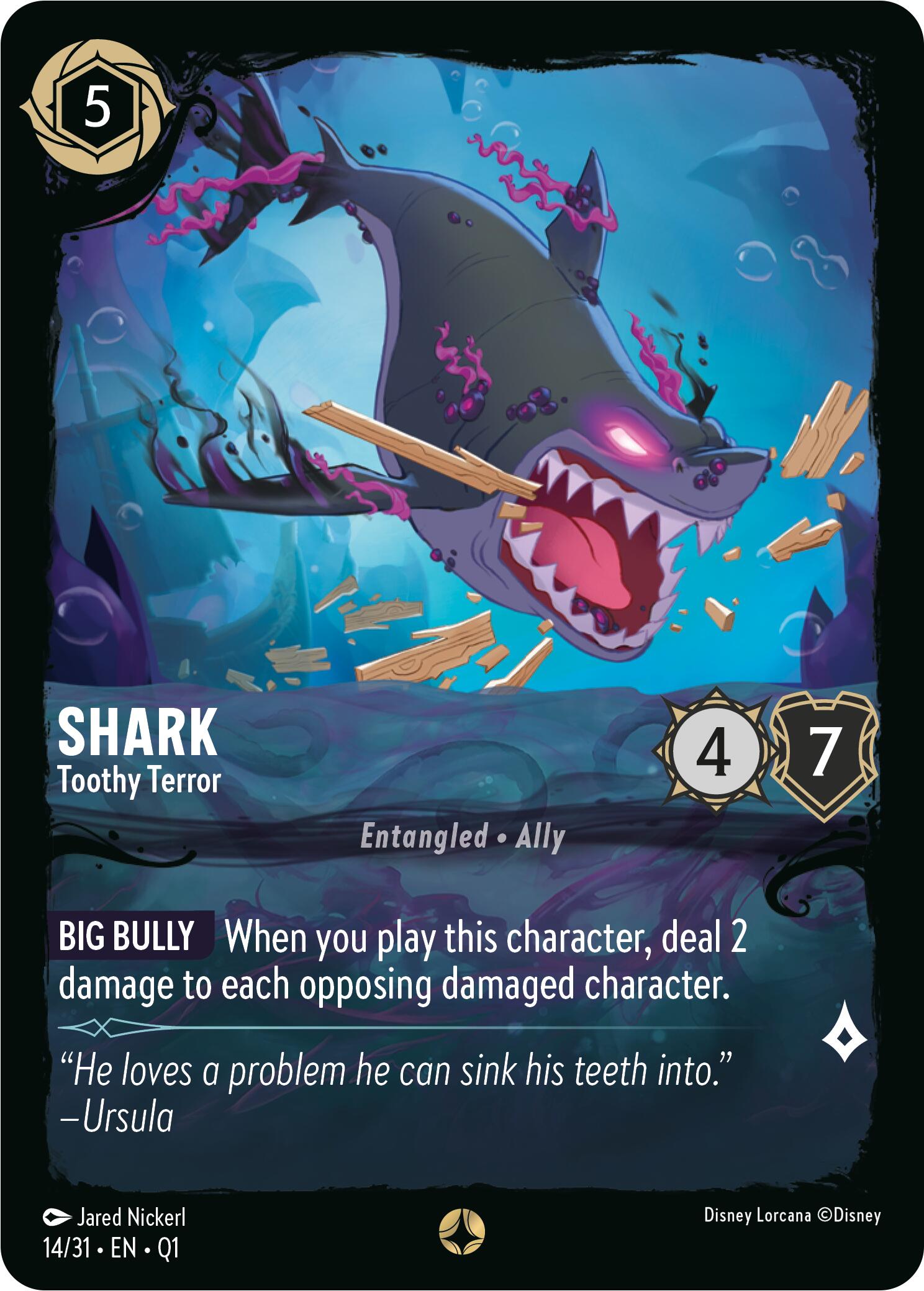 Shark - Toothy Terror (14/31) [Illumineer's Quest: Deep Trouble] | Boutique FDB TCG