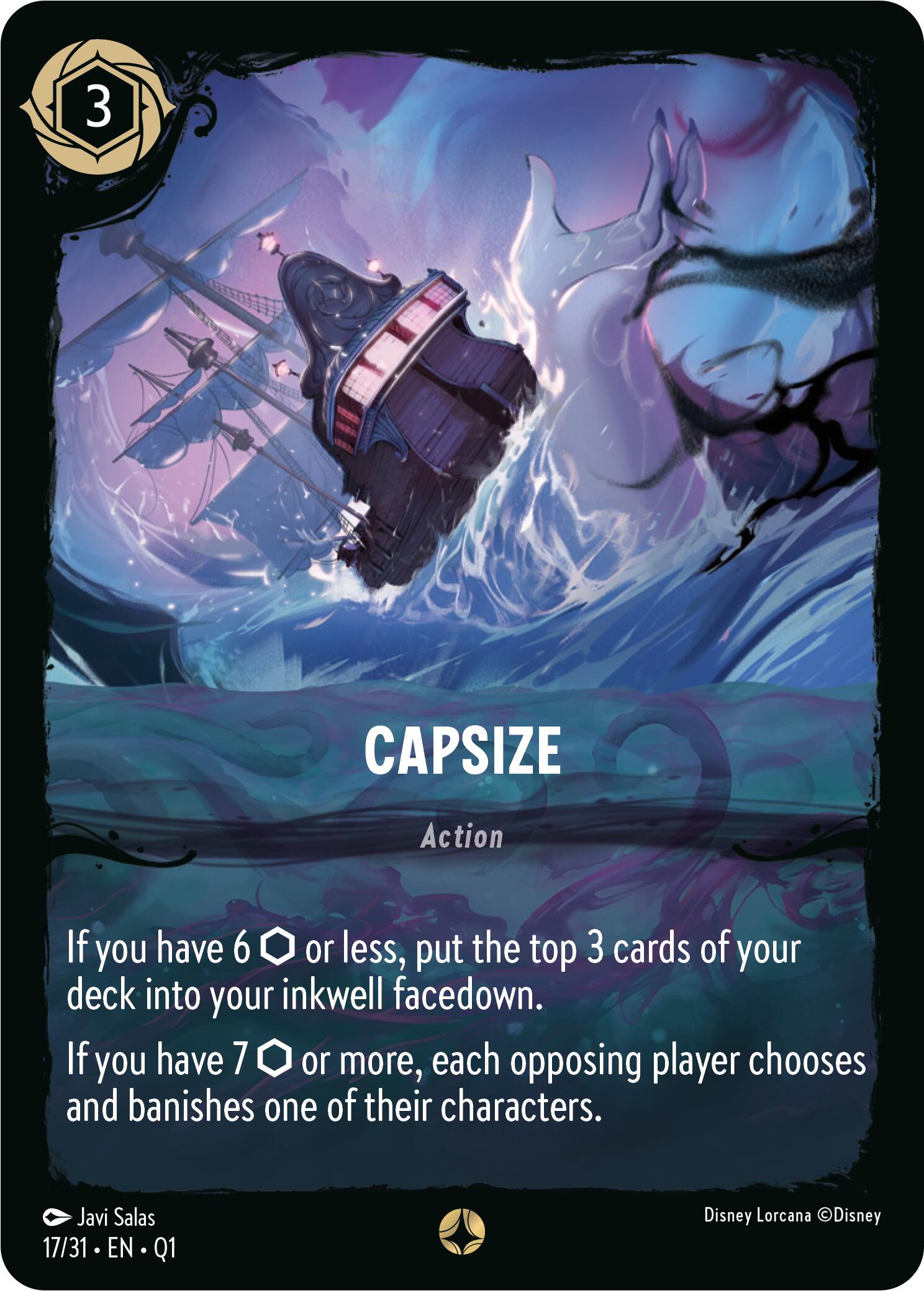 Capsize (17/31) [Illumineer's Quest: Deep Trouble] | Boutique FDB TCG