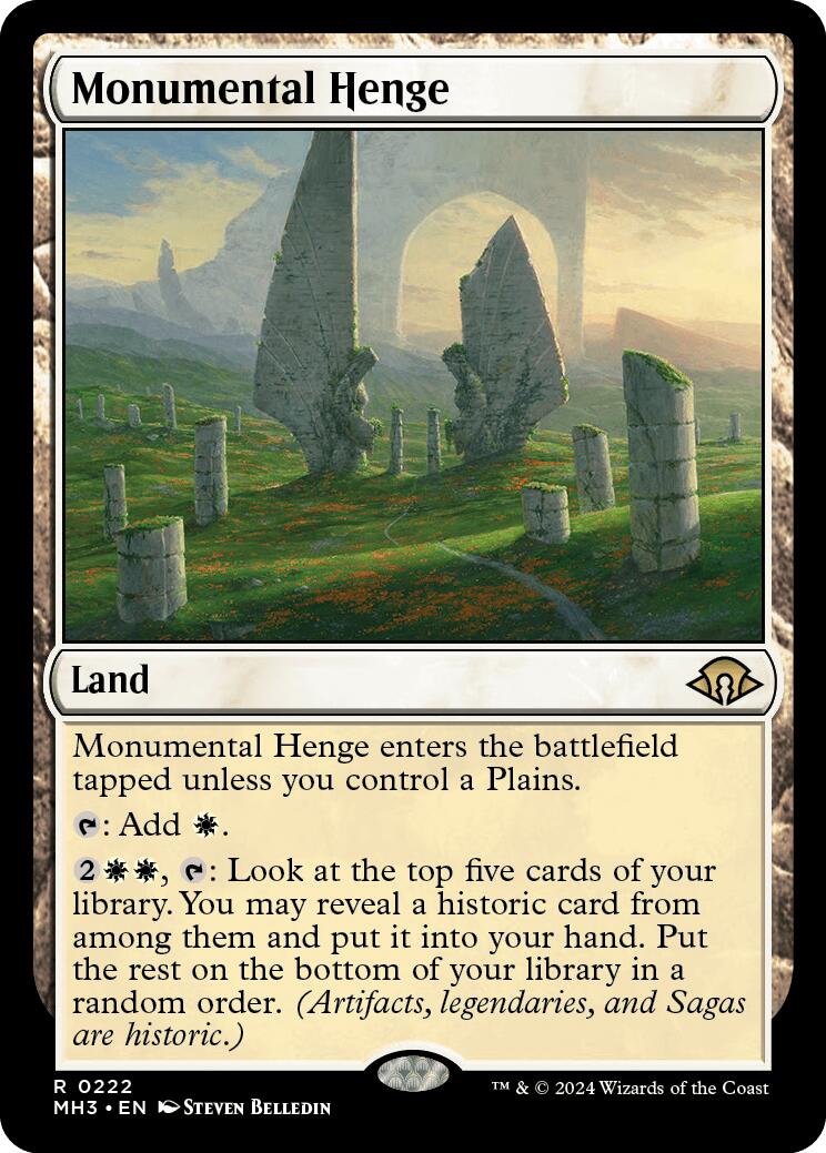 Monumental Henge [Modern Horizons 3] | Boutique FDB TCG