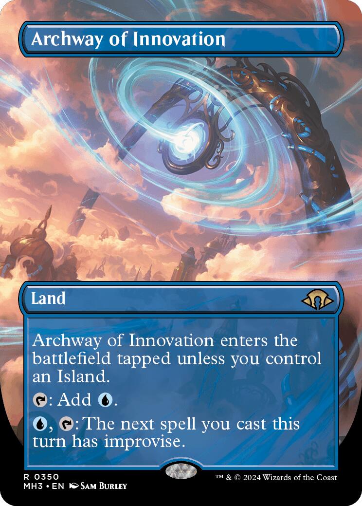 Archway of Innovation (Borderless) [Modern Horizons 3] | Boutique FDB TCG