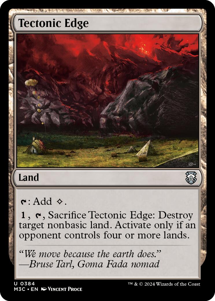 Tectonic Edge [Modern Horizons 3 Commander] | Boutique FDB TCG