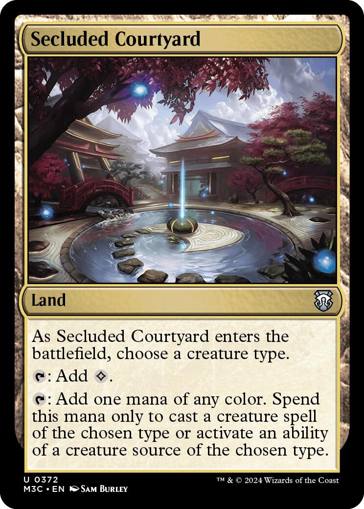 Secluded Courtyard [Modern Horizons 3 Commander] | Boutique FDB TCG