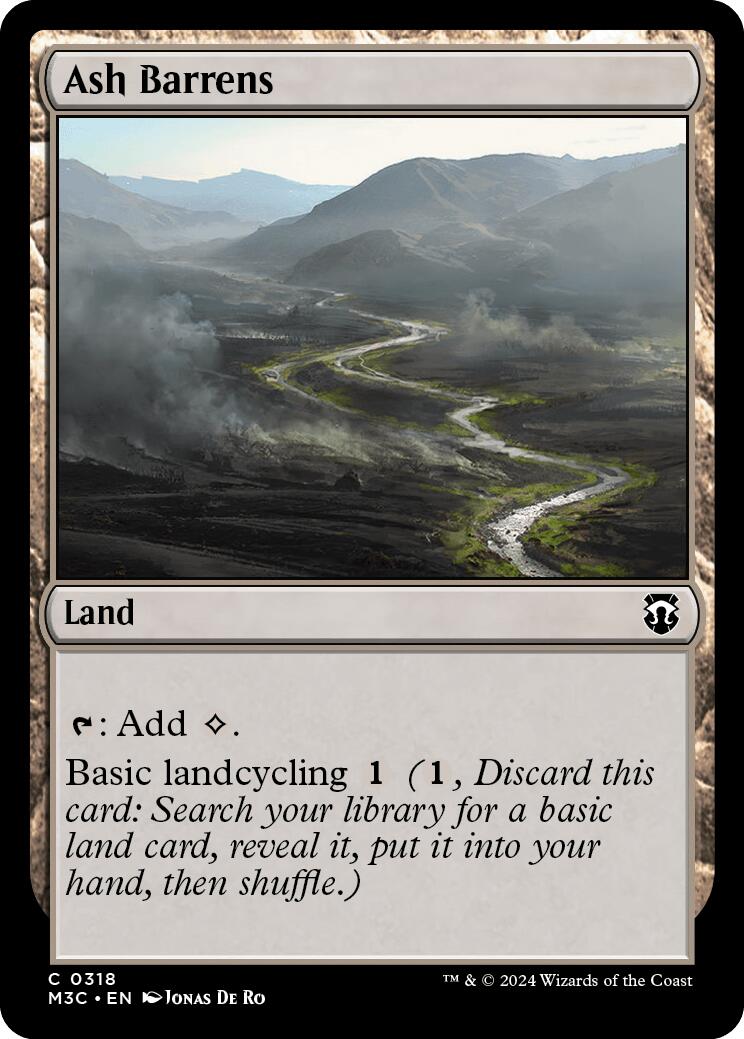 Ash Barrens [Modern Horizons 3 Commander] | Boutique FDB TCG