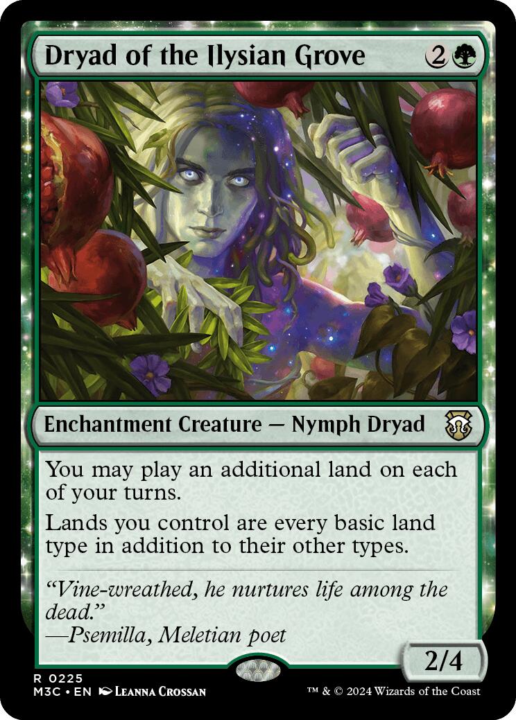 Dryad of the Ilysian Grove [Modern Horizons 3 Commander] | Boutique FDB TCG