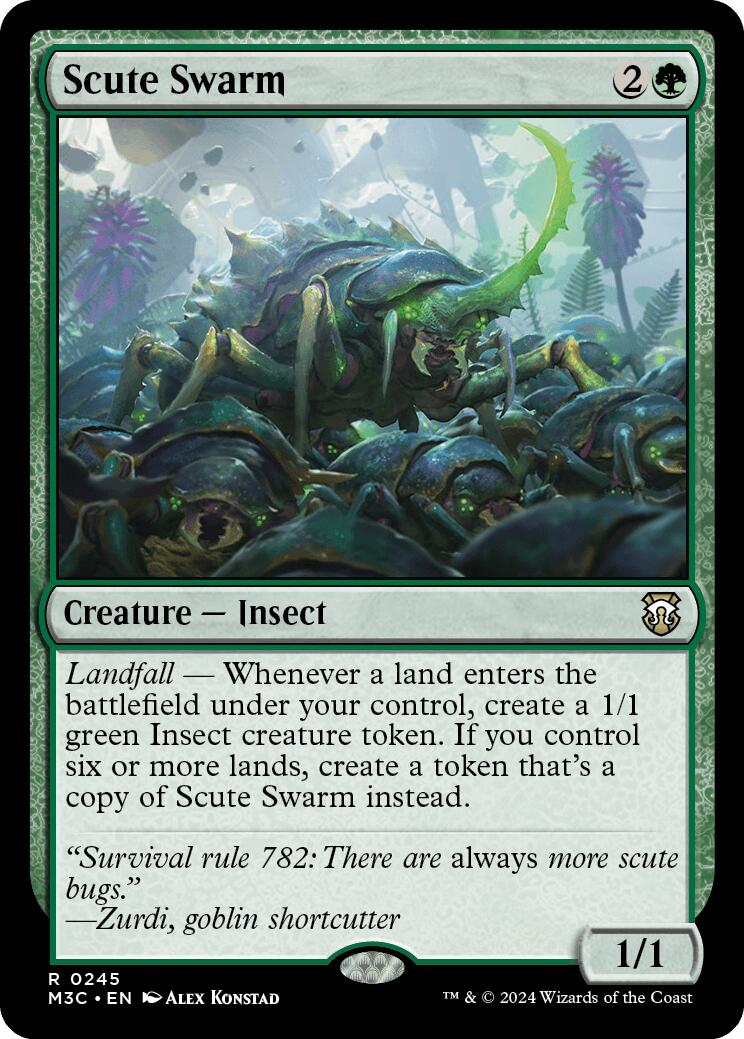 Scute Swarm [Modern Horizons 3 Commander] | Boutique FDB TCG