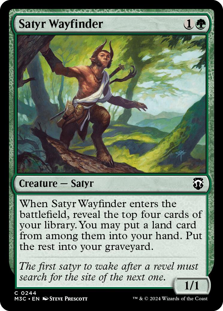 Satyr Wayfinder [Modern Horizons 3 Commander] | Boutique FDB TCG