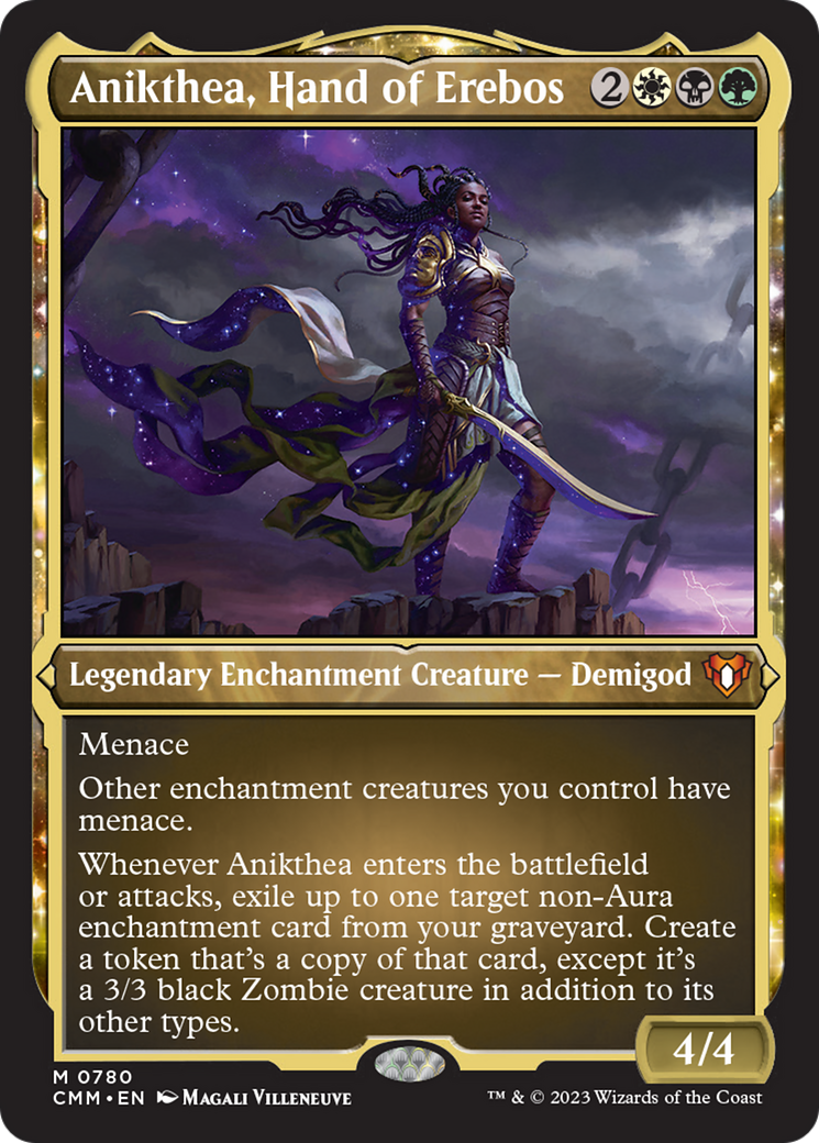 Anikthea, Hand of Erebos (Display Commander) (Foil Etched) [Commander Masters] | Boutique FDB TCG