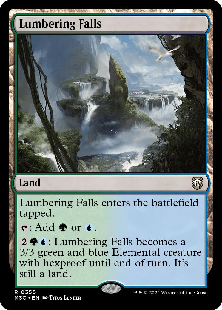 Lumbering Falls [Modern Horizons 3 Commander] | Boutique FDB TCG