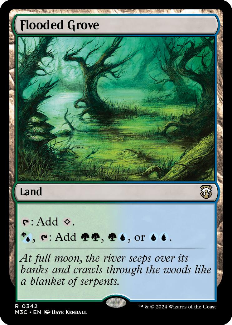 Flooded Grove [Modern Horizons 3 Commander] | Boutique FDB TCG
